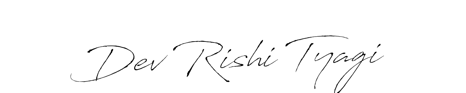 Similarly Antro_Vectra is the best handwritten signature design. Signature creator online .You can use it as an online autograph creator for name Dev Rishi Tyagi. Dev Rishi Tyagi signature style 6 images and pictures png