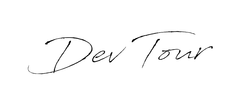 Create a beautiful signature design for name Dev Tour. With this signature (Antro_Vectra) fonts, you can make a handwritten signature for free. Dev Tour signature style 6 images and pictures png