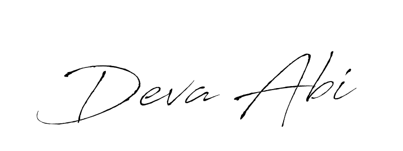 You can use this online signature creator to create a handwritten signature for the name Deva Abi. This is the best online autograph maker. Deva Abi signature style 6 images and pictures png