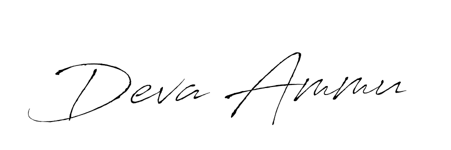 Also we have Deva Ammu name is the best signature style. Create professional handwritten signature collection using Antro_Vectra autograph style. Deva Ammu signature style 6 images and pictures png