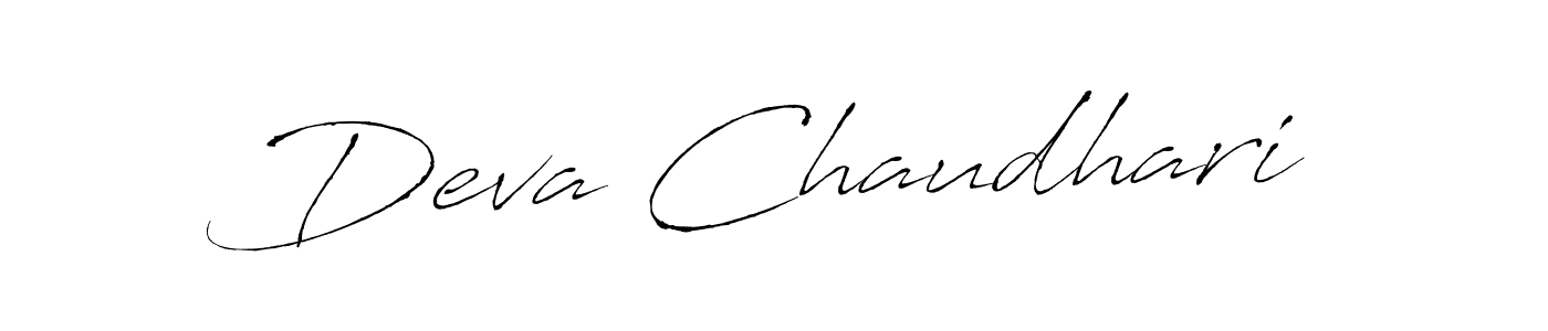 You should practise on your own different ways (Antro_Vectra) to write your name (Deva Chaudhari) in signature. don't let someone else do it for you. Deva Chaudhari signature style 6 images and pictures png