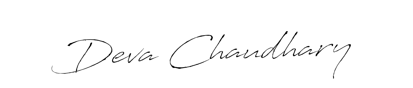 if you are searching for the best signature style for your name Deva Chaudhary. so please give up your signature search. here we have designed multiple signature styles  using Antro_Vectra. Deva Chaudhary signature style 6 images and pictures png