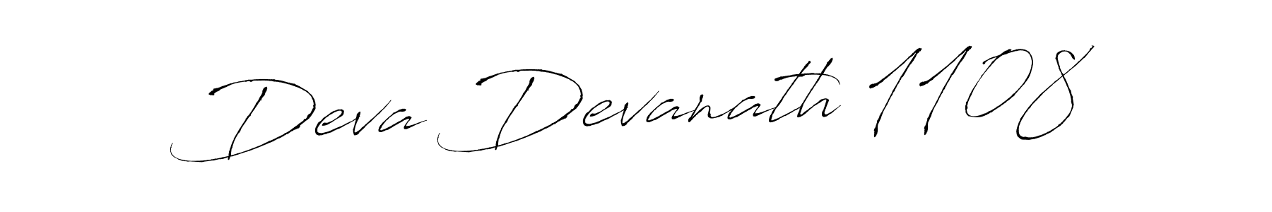 Similarly Antro_Vectra is the best handwritten signature design. Signature creator online .You can use it as an online autograph creator for name Deva Devanath 1108. Deva Devanath 1108 signature style 6 images and pictures png