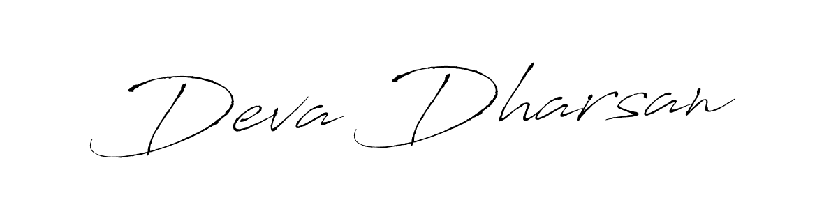 Antro_Vectra is a professional signature style that is perfect for those who want to add a touch of class to their signature. It is also a great choice for those who want to make their signature more unique. Get Deva Dharsan name to fancy signature for free. Deva Dharsan signature style 6 images and pictures png