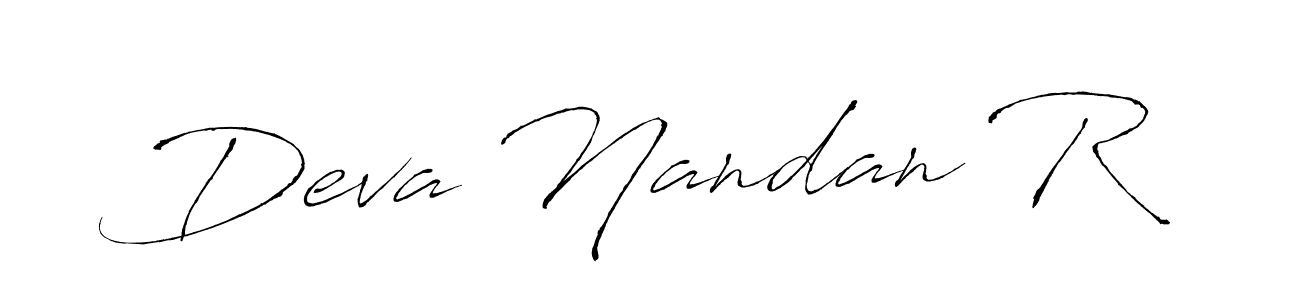 Make a short Deva Nandan R signature style. Manage your documents anywhere anytime using Antro_Vectra. Create and add eSignatures, submit forms, share and send files easily. Deva Nandan R signature style 6 images and pictures png