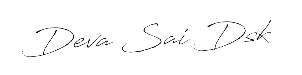 Also You can easily find your signature by using the search form. We will create Deva Sai Dsk name handwritten signature images for you free of cost using Antro_Vectra sign style. Deva Sai Dsk signature style 6 images and pictures png