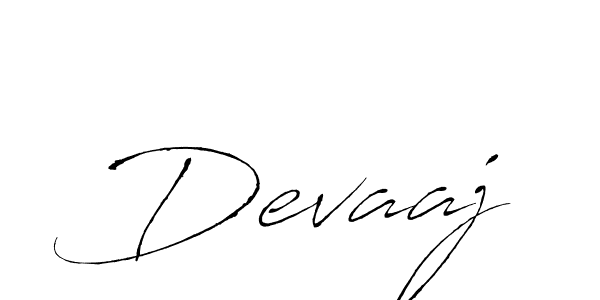 How to make Devaaj signature? Antro_Vectra is a professional autograph style. Create handwritten signature for Devaaj name. Devaaj signature style 6 images and pictures png