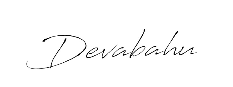 How to make Devabahu name signature. Use Antro_Vectra style for creating short signs online. This is the latest handwritten sign. Devabahu signature style 6 images and pictures png