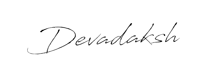 Devadaksh stylish signature style. Best Handwritten Sign (Antro_Vectra) for my name. Handwritten Signature Collection Ideas for my name Devadaksh. Devadaksh signature style 6 images and pictures png