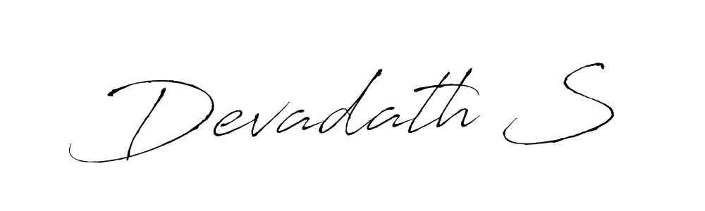 You should practise on your own different ways (Antro_Vectra) to write your name (Devadath S) in signature. don't let someone else do it for you. Devadath S signature style 6 images and pictures png