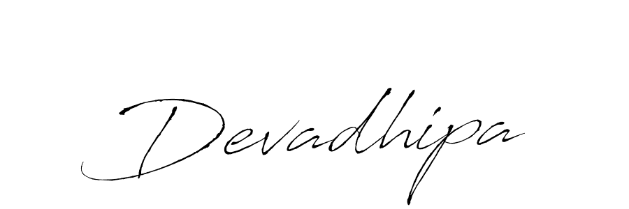 How to make Devadhipa signature? Antro_Vectra is a professional autograph style. Create handwritten signature for Devadhipa name. Devadhipa signature style 6 images and pictures png