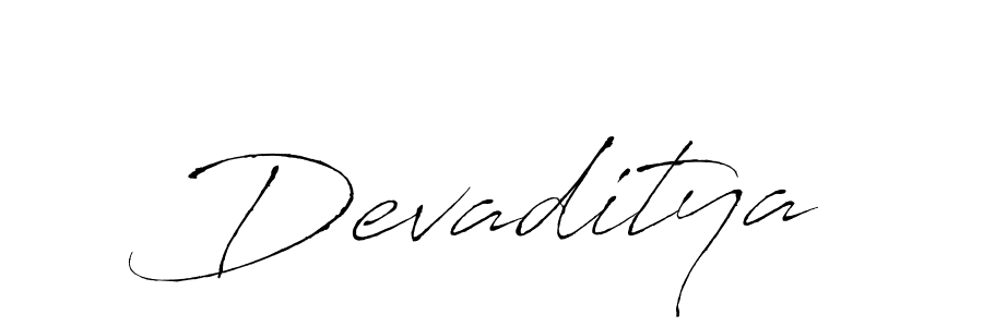 Make a beautiful signature design for name Devaditya. With this signature (Antro_Vectra) style, you can create a handwritten signature for free. Devaditya signature style 6 images and pictures png