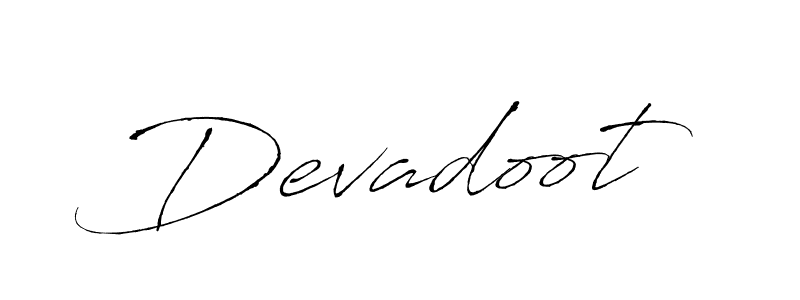 Design your own signature with our free online signature maker. With this signature software, you can create a handwritten (Antro_Vectra) signature for name Devadoot. Devadoot signature style 6 images and pictures png