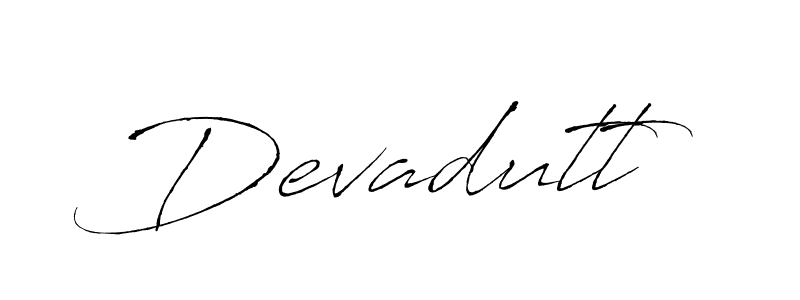 The best way (Antro_Vectra) to make a short signature is to pick only two or three words in your name. The name Devadutt include a total of six letters. For converting this name. Devadutt signature style 6 images and pictures png