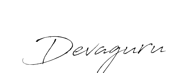 Use a signature maker to create a handwritten signature online. With this signature software, you can design (Antro_Vectra) your own signature for name Devaguru. Devaguru signature style 6 images and pictures png