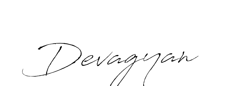 Create a beautiful signature design for name Devagyan. With this signature (Antro_Vectra) fonts, you can make a handwritten signature for free. Devagyan signature style 6 images and pictures png