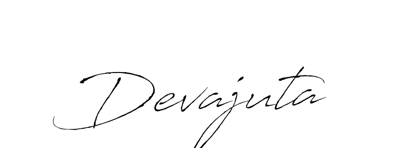 Make a beautiful signature design for name Devajuta. Use this online signature maker to create a handwritten signature for free. Devajuta signature style 6 images and pictures png