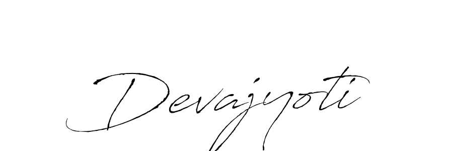 Design your own signature with our free online signature maker. With this signature software, you can create a handwritten (Antro_Vectra) signature for name Devajyoti. Devajyoti signature style 6 images and pictures png
