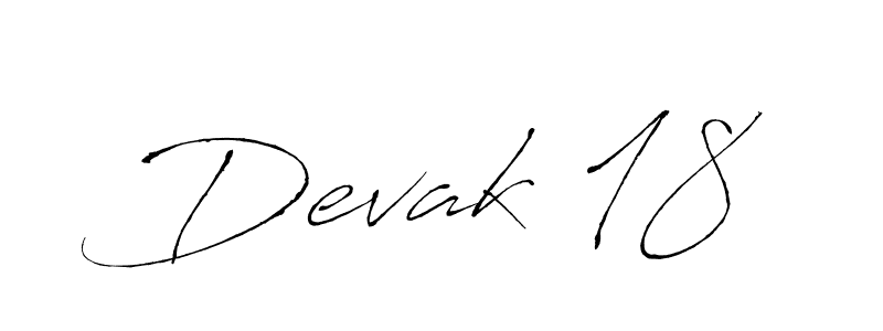 Also we have Devak 18 name is the best signature style. Create professional handwritten signature collection using Antro_Vectra autograph style. Devak 18 signature style 6 images and pictures png