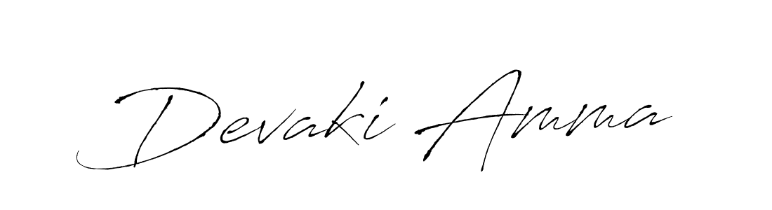 Devaki Amma stylish signature style. Best Handwritten Sign (Antro_Vectra) for my name. Handwritten Signature Collection Ideas for my name Devaki Amma. Devaki Amma signature style 6 images and pictures png