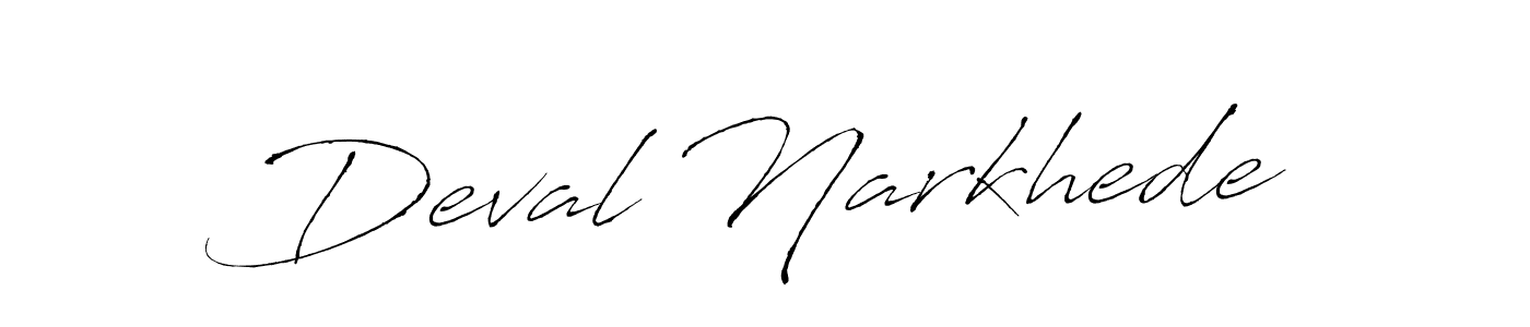 Use a signature maker to create a handwritten signature online. With this signature software, you can design (Antro_Vectra) your own signature for name Deval Narkhede. Deval Narkhede signature style 6 images and pictures png