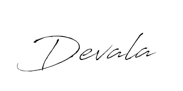 Create a beautiful signature design for name Devala. With this signature (Antro_Vectra) fonts, you can make a handwritten signature for free. Devala signature style 6 images and pictures png