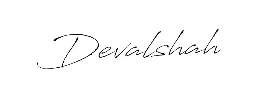 Make a beautiful signature design for name Devalshah. With this signature (Antro_Vectra) style, you can create a handwritten signature for free. Devalshah signature style 6 images and pictures png