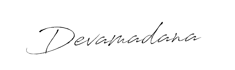 Create a beautiful signature design for name Devamadana. With this signature (Antro_Vectra) fonts, you can make a handwritten signature for free. Devamadana signature style 6 images and pictures png