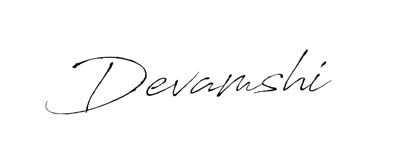 You should practise on your own different ways (Antro_Vectra) to write your name (Devamshi) in signature. don't let someone else do it for you. Devamshi signature style 6 images and pictures png