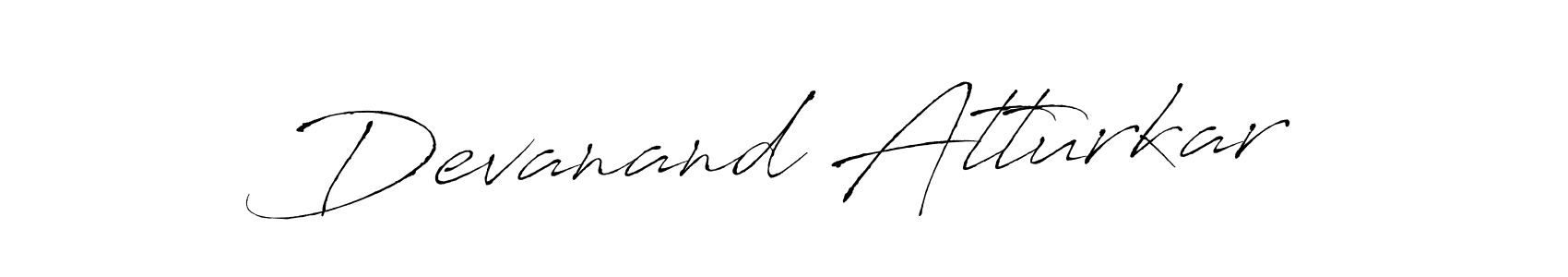 Make a beautiful signature design for name Devanand Atturkar. Use this online signature maker to create a handwritten signature for free. Devanand Atturkar signature style 6 images and pictures png