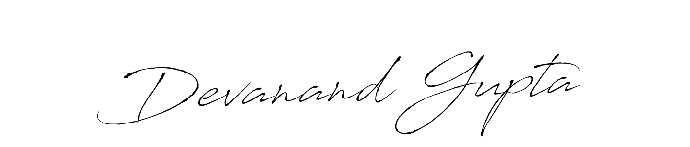 Antro_Vectra is a professional signature style that is perfect for those who want to add a touch of class to their signature. It is also a great choice for those who want to make their signature more unique. Get Devanand Gupta name to fancy signature for free. Devanand Gupta signature style 6 images and pictures png