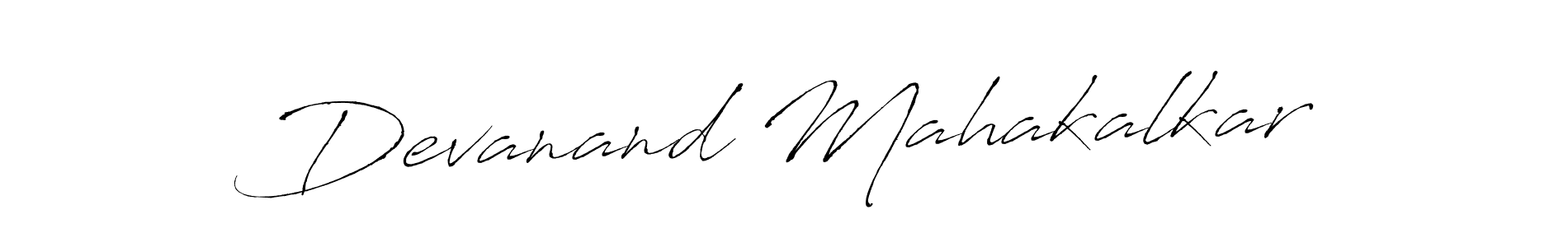 Antro_Vectra is a professional signature style that is perfect for those who want to add a touch of class to their signature. It is also a great choice for those who want to make their signature more unique. Get Devanand Mahakalkar name to fancy signature for free. Devanand Mahakalkar signature style 6 images and pictures png