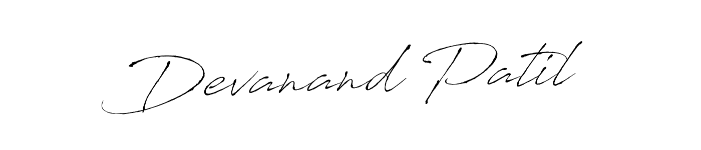 Create a beautiful signature design for name Devanand Patil. With this signature (Antro_Vectra) fonts, you can make a handwritten signature for free. Devanand Patil signature style 6 images and pictures png