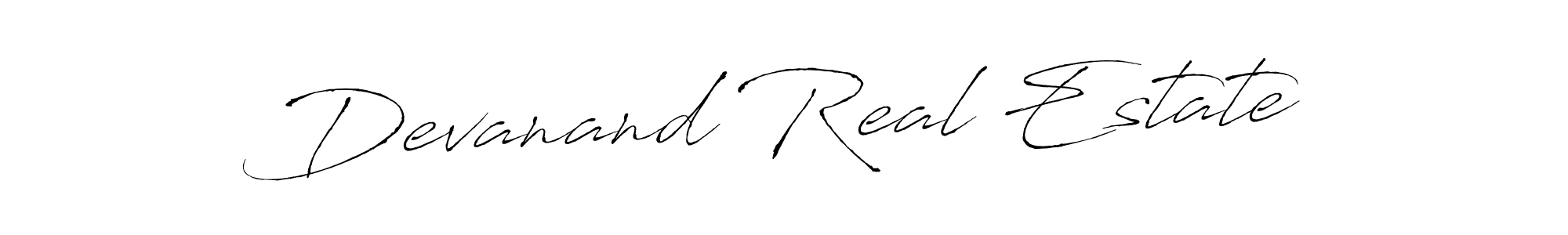 Antro_Vectra is a professional signature style that is perfect for those who want to add a touch of class to their signature. It is also a great choice for those who want to make their signature more unique. Get Devanand Real Estate name to fancy signature for free. Devanand Real Estate signature style 6 images and pictures png