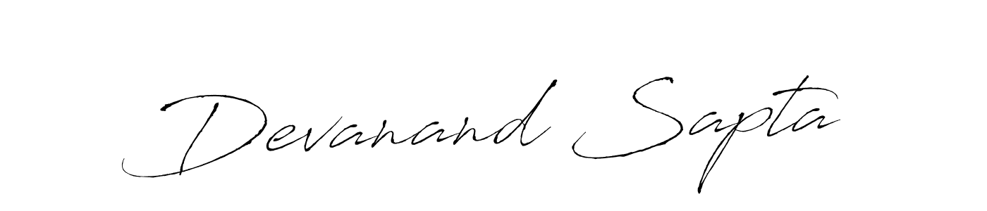 Make a beautiful signature design for name Devanand Sapta. Use this online signature maker to create a handwritten signature for free. Devanand Sapta signature style 6 images and pictures png