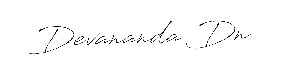 Similarly Antro_Vectra is the best handwritten signature design. Signature creator online .You can use it as an online autograph creator for name Devananda Dn. Devananda Dn signature style 6 images and pictures png