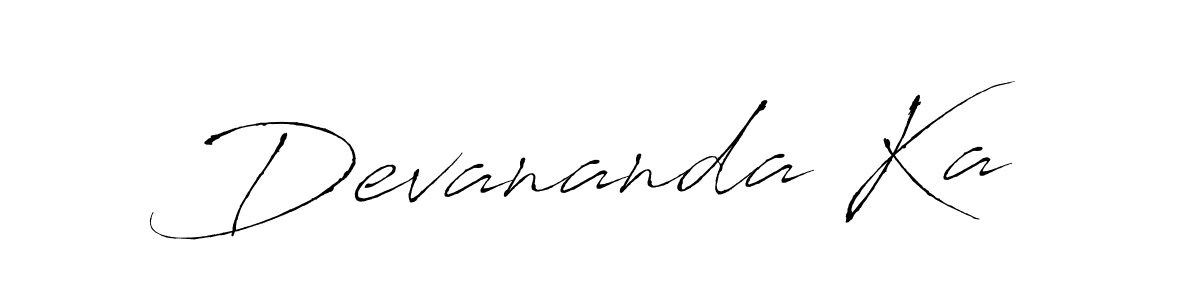 Devananda Ka stylish signature style. Best Handwritten Sign (Antro_Vectra) for my name. Handwritten Signature Collection Ideas for my name Devananda Ka. Devananda Ka signature style 6 images and pictures png