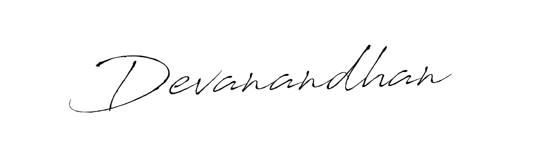 How to make Devanandhan signature? Antro_Vectra is a professional autograph style. Create handwritten signature for Devanandhan name. Devanandhan signature style 6 images and pictures png