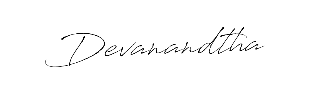 Devanandtha stylish signature style. Best Handwritten Sign (Antro_Vectra) for my name. Handwritten Signature Collection Ideas for my name Devanandtha. Devanandtha signature style 6 images and pictures png