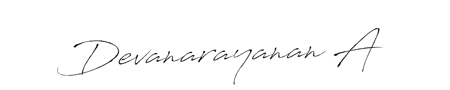 if you are searching for the best signature style for your name Devanarayanan A. so please give up your signature search. here we have designed multiple signature styles  using Antro_Vectra. Devanarayanan A signature style 6 images and pictures png