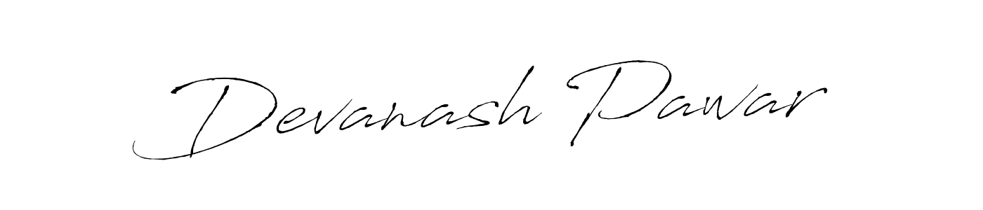 Use a signature maker to create a handwritten signature online. With this signature software, you can design (Antro_Vectra) your own signature for name Devanash Pawar. Devanash Pawar signature style 6 images and pictures png