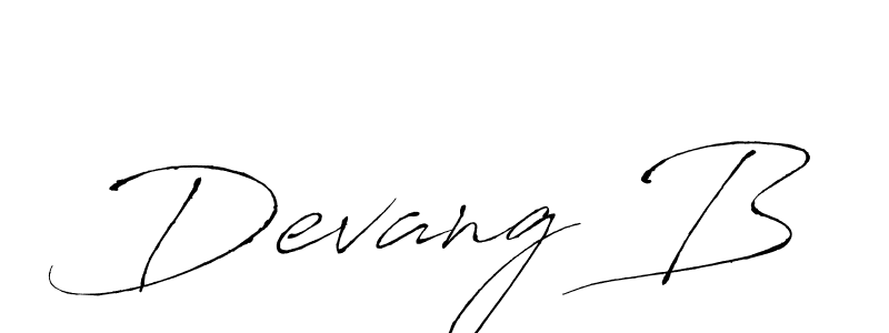 How to Draw Devang B signature style? Antro_Vectra is a latest design signature styles for name Devang B. Devang B signature style 6 images and pictures png