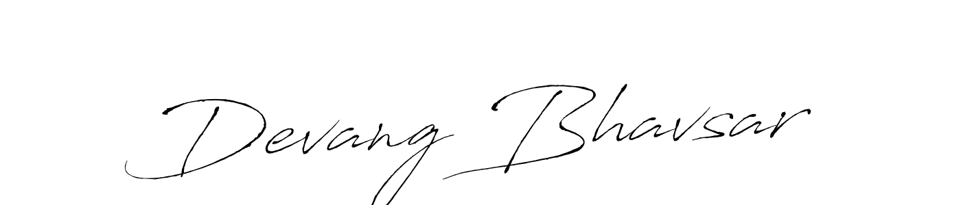 You should practise on your own different ways (Antro_Vectra) to write your name (Devang Bhavsar) in signature. don't let someone else do it for you. Devang Bhavsar signature style 6 images and pictures png