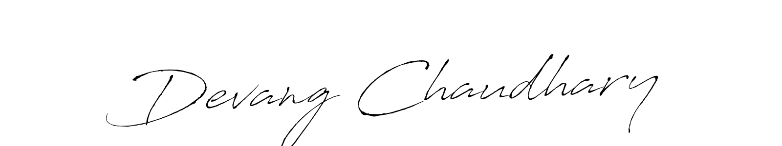 This is the best signature style for the Devang Chaudhary name. Also you like these signature font (Antro_Vectra). Mix name signature. Devang Chaudhary signature style 6 images and pictures png