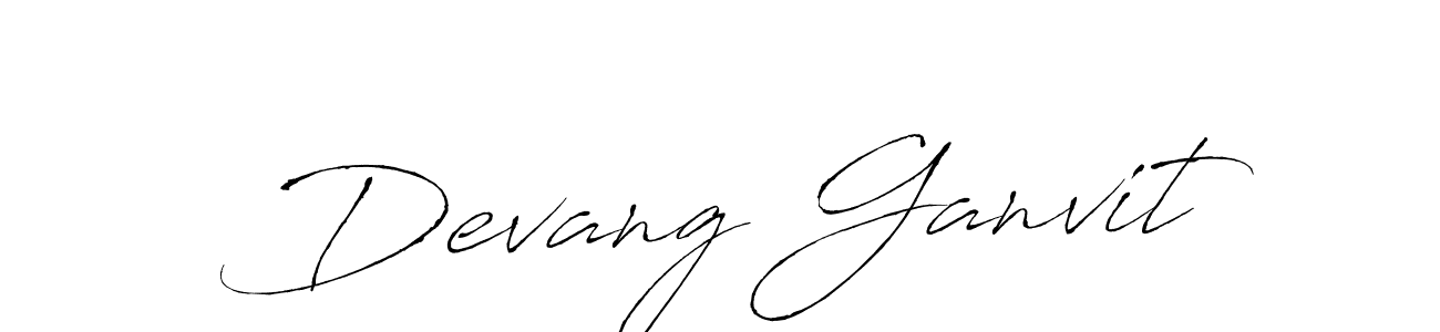 It looks lik you need a new signature style for name Devang Ganvit. Design unique handwritten (Antro_Vectra) signature with our free signature maker in just a few clicks. Devang Ganvit signature style 6 images and pictures png