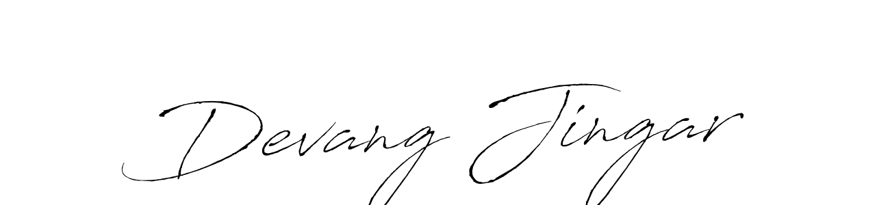 You can use this online signature creator to create a handwritten signature for the name Devang Jingar. This is the best online autograph maker. Devang Jingar signature style 6 images and pictures png