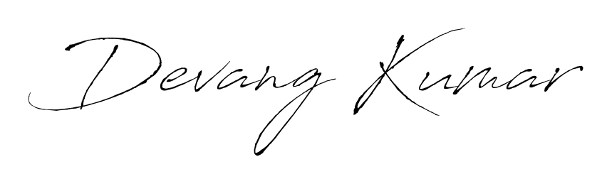 An effortless, minimalist signature concept for Devang Kumar using Antro_Vectra design. Clean lines that look great on any document. Devang Kumar signature style 6 images and pictures png