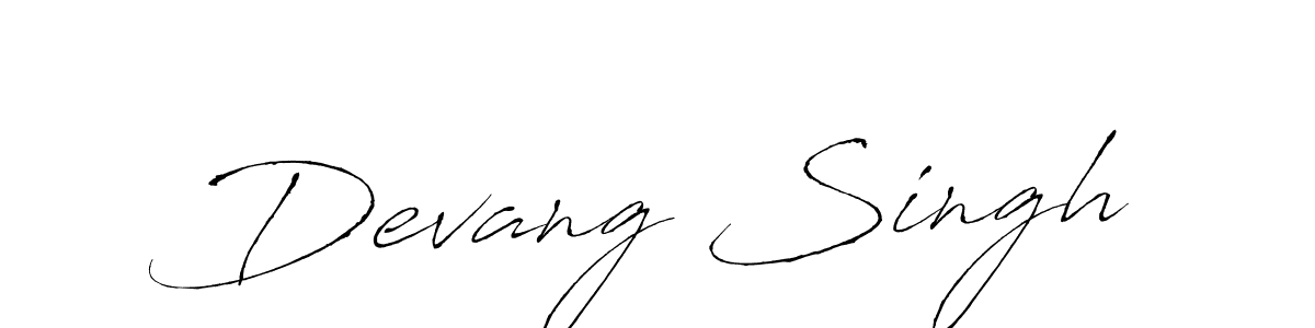Devang Singh stylish signature style. Best Handwritten Sign (Antro_Vectra) for my name. Handwritten Signature Collection Ideas for my name Devang Singh. Devang Singh signature style 6 images and pictures png