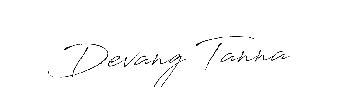 Also You can easily find your signature by using the search form. We will create Devang Tanna name handwritten signature images for you free of cost using Antro_Vectra sign style. Devang Tanna signature style 6 images and pictures png