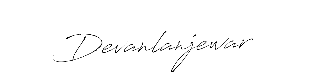 You should practise on your own different ways (Antro_Vectra) to write your name (Devanlanjewar) in signature. don't let someone else do it for you. Devanlanjewar signature style 6 images and pictures png